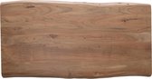 Tafelblad Live-Edge boomtafel 300x100x3,5 acacia natuur massief houten blad
