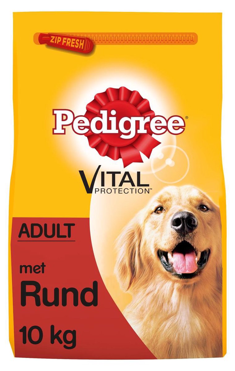 Pedigree Adult Rund&Vlees - Hondenvoer - 2 x 10 kg