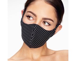 Wasbaar Mondkapje - Dots - Dubbellaags katoen - In EU gemaakt - Mondmasker  | bol.com