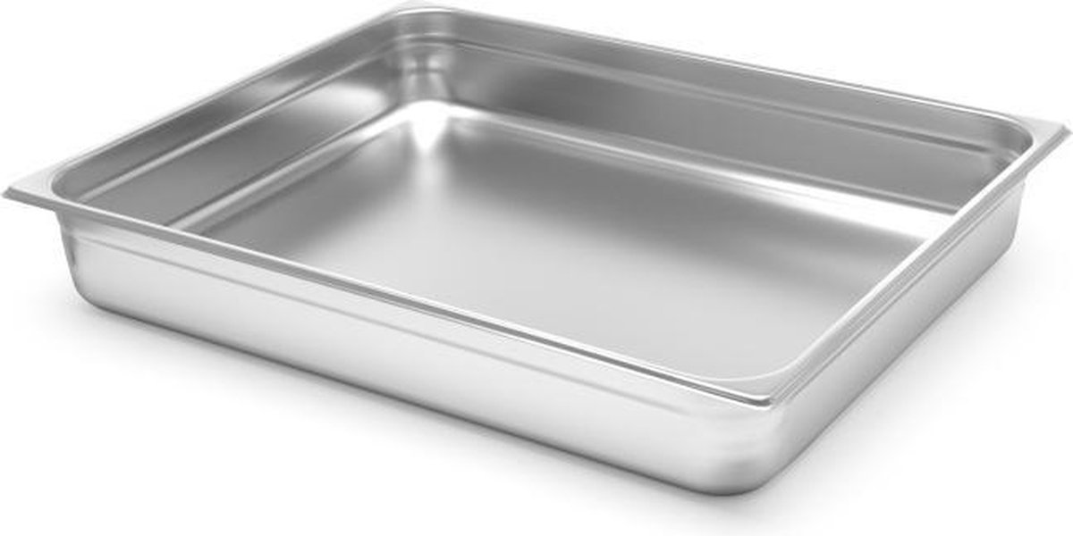 HENDI Gastronormbak – GN 2/1 – 58L – 200mm hoog – roestvast staal 18/10