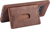 UNIQ Accessory Galaxy S10 Plus Kunstleer Backcover hoesje met portemonnee - Zwart (S10 Plus)