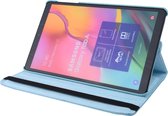 Bestseller: 360 degree Draaibare  bookcase cover Tablethoes voor de Samsung Tab A 10.1 (2019) (T515) -2 kijkstanden - Vegan Leder