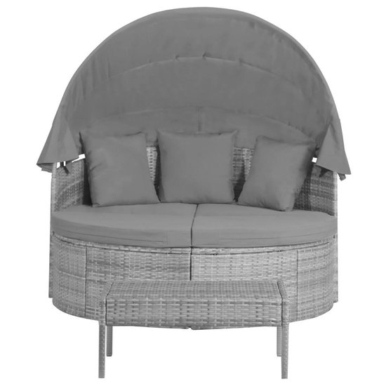 Oorlogsschip Vochtigheid contact Luxe Chill Lounge Ligbed - Loungeset - Tuin Meubel - Lounge Bed - Ligbed -  Luifel -... | bol.com