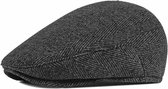 Chicago 1923 Flat Cap One-Size -Zwart