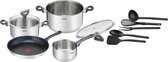 Tefal Daily Cook Pannenset - 11 delig - RVS