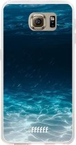 Samsung Galaxy S6 Hoesje Transparant TPU Case - Lets go Diving #ffffff