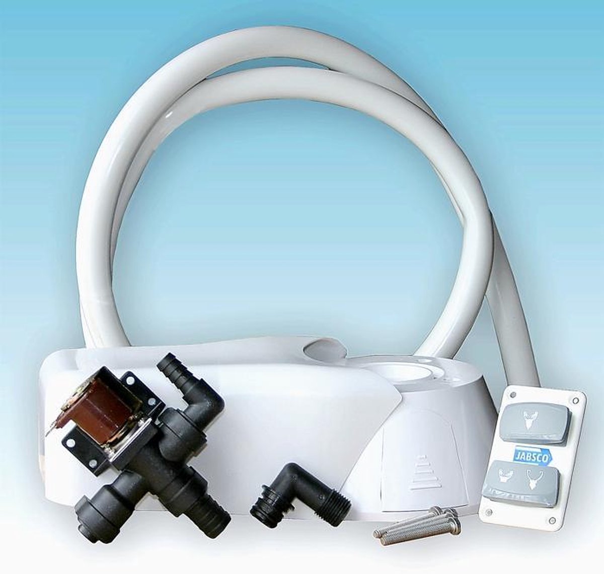 Jabsco Quiet Flush 24V Ombouwkit met Magneetklep