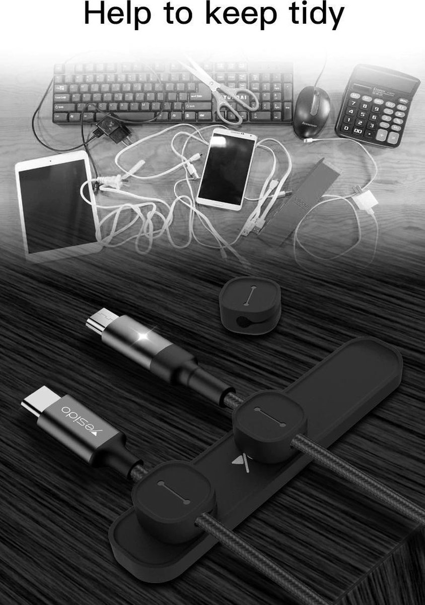 Yesido kabelhouder Cable organizer Organiseer kabels