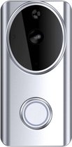 WOOX - Video Deurbel - Camera - Telefoon - Nachtzicht - Gong - Applicatie - Apple - Android - 13.5x6.8cm - Zilver