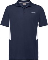 Head Club Tech Polo Tennis Shirt Tenniskleding Heren Blauw - Maat S