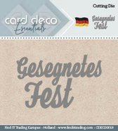 Card Deco Mal - Gesegnetes Fest