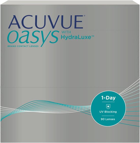 -0.75 - ACUVUE® OASYS 1-Day WITH HYDRALUXE - 90 pack - Daglenzen - BC 8.50 - Contactlenzen
