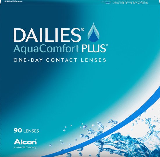 -5,50 Dailies Aqua Comfort Plus - Pack de 90 - Lentilles journalières - Lentilles de contact