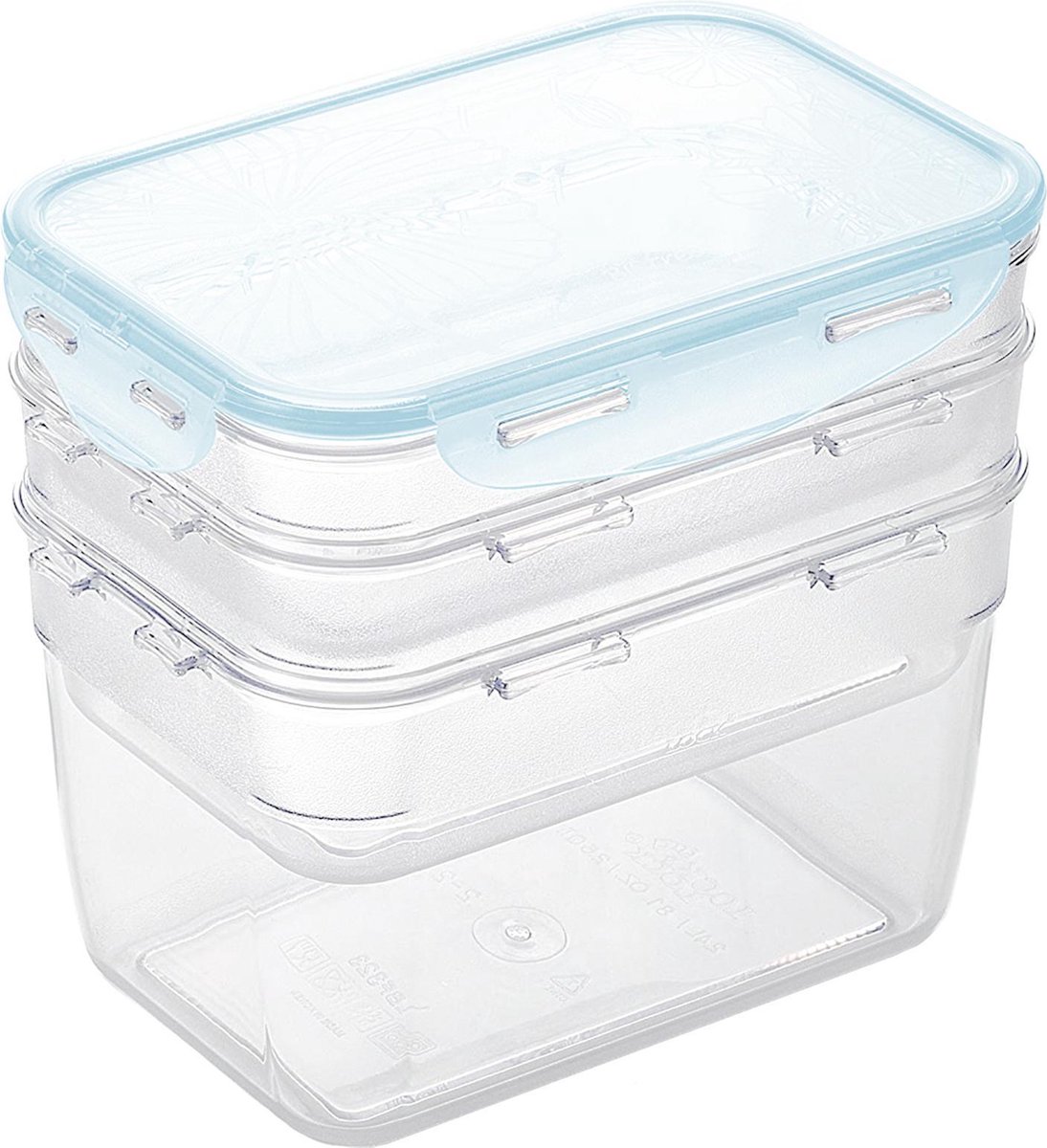 Lock&Lock Vershoudbakjes set met deksel - Meal prep bakjes - Diepvriesbakjes - Diepvriesdozen - Bewaarbakjes - Bewaardozen voedsel - Vershouddoos - Stapelbaar - Luchtdicht - Lekvrij - BPA vrij - PFAS vrij - Transparant - Set van 6 Stuks - LocknLock — cadeau in Cadeau-ideeën - foto 2