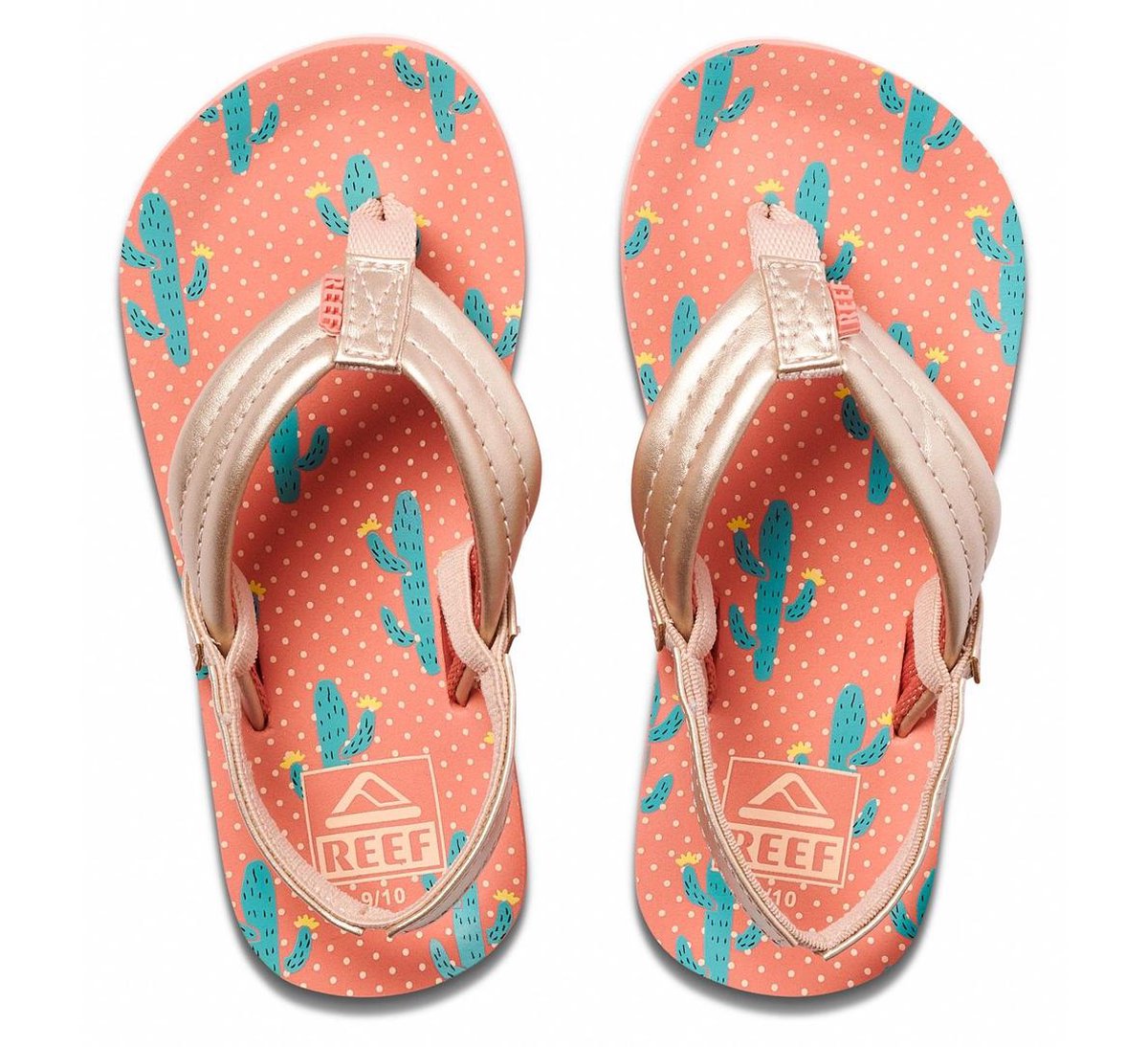 Reef Little Ahi Meisjes Slippers - Cactus - Maat 21/22 | bol.com