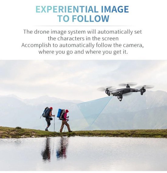 BattleShark Smart Drone met Camera - 4K Full HD Dual Camera - 50x Zoom - 5G Wifi - 60 Minuten Vliegtijd - Foto - Video - Quadcopter - Dapoda Picture Pro