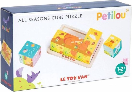 Thumbnail van een extra afbeelding van het spel Le Toy Van Alle Seizoenen Kubus Puzzel