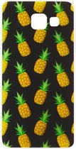 ADEL Siliconen Back Cover Softcase Hoesje Geschikt voor Samsung Galaxy A3 (2017) - Ananas