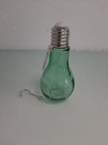 Decoratieve hanglamp met verlichting - gloeilamp - groen