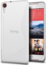 HTC Desire 830 Smartphone Hoesje Tpu Siliconen Case Hoesje S-Style Transparant