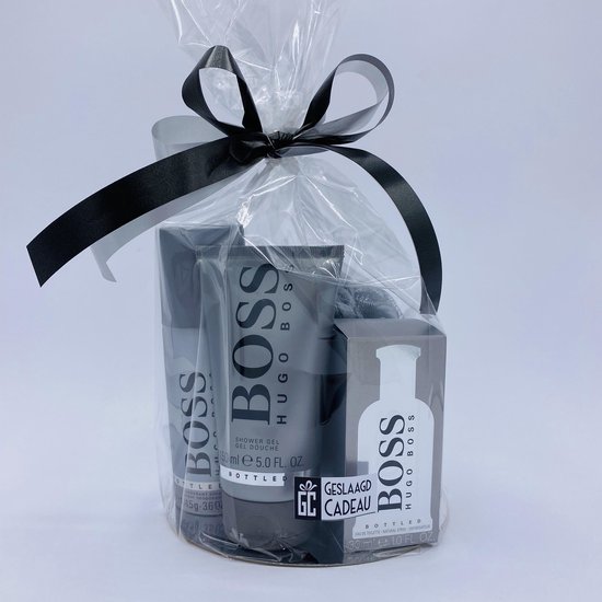 Kracht Omgekeerd ondernemen Cadeau voor man Hugo Boss parfum man Bottled Hugo Boss deodorant -  showergel - douche... | bol.com