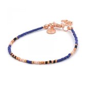 Mint15 Armband 'Delicate Bracelet - Royal Blue' - Roségoud