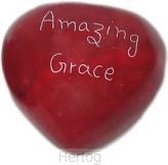 Steen - Amazing Grace - Rood hart - Blackstone