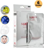 MITOMO Collagen Gezichtsmasker - Face Mask Beauty - Valentijn Cadeautje voor Haar - Masker Gezichtsverzorging - Skincare Rituals - Huidverzorging Vrouwen - 6 Stuks