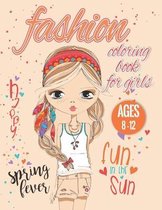 Fashion coloring books for girls ages 8-12