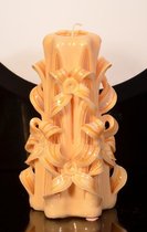 Gesneden Kaars XXL, hoogte 23 cm s/n 50660  Candles by Milanne - BEKIJK VIDEO
