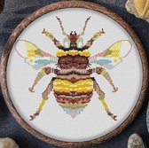 Borduurpakket MANDALA BUMBLEBEE - HOMMEL