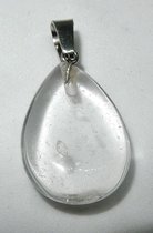 Edelsteen hanger druppel Bergkristal