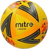 Mitre Voetbal Ultimatch Max Polyurethaan Geel/oranje/zwart Maat 4