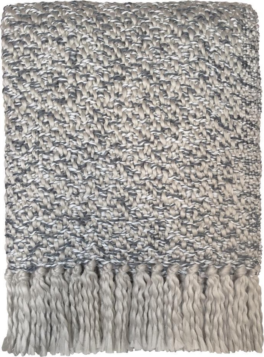 Sand beige throw