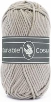 Durable Cosy - dik acryl en katoen garen - pebble, bruin grijs 341 - naald 5 a 7