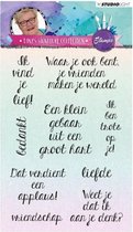 Stempel - Clear stamp - Studio Light - A6 Diny's signature collection 03