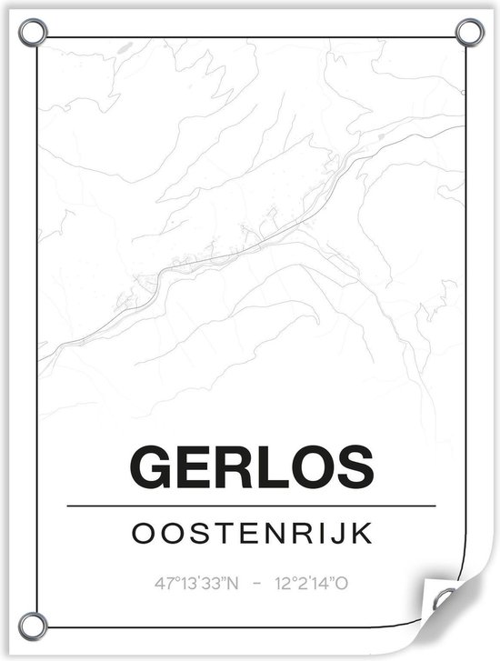 Tuinposter GERLOS (Oostenrijk) - 60x80cm