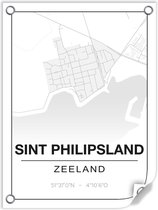 Tuinposter SINT PHILIPSLAND (Zeeland) - 60x80cm