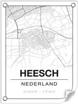 Tuinposter HEESCH (Nederland) - 60x80cm