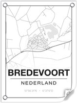Tuinposter BREDEVOORT (Nederland) - 60x80cm