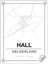 Tuinposter HALL (Gelderland) - 60x80cm
