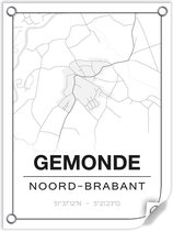 Tuinposter GEMONDE (Noord-Brabant) - 60x80cm