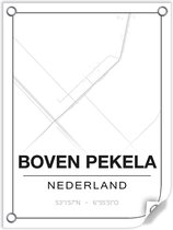 Tuinposter BOVEN (Pekela) - 60x80cm