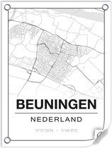 Tuinposter BEUNINGEN (Nederland) - 60x80cm