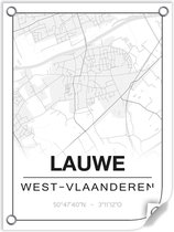 Tuinposter LAUWE (West-Vlaanderen) - 60x80cm