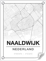 Tuinposter NAALDWIJK (Nederland) - 60x80cm