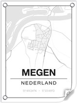 Tuinposter MEGEN (Nederland) - 60x80cm