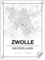 Tuinposter ZWOLLE (Nederland) - 60x80cm