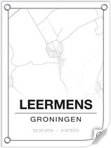 Tuinposter LEERMENS (Groningen) - 60x80cm