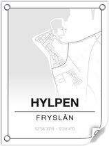 Tuinposter HYLPEN (Fryslân) - 60x80cm